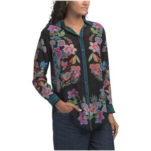 JOHNNY WAS Silk Pujha Tunic